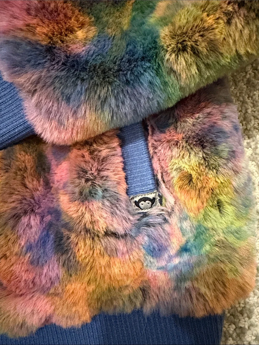 Appaman faux fur Nikki bomber jacket sz 12